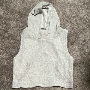 Lorna Jane xs cropped sleeveless hoodie